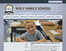 Tablet Screenshot of holyfamilynazareth.com